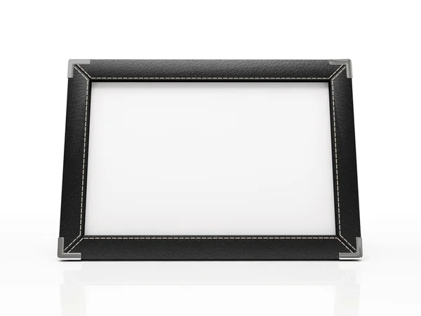 stock image Black photo frame isolated