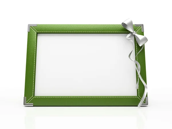 stock image Green photo frame