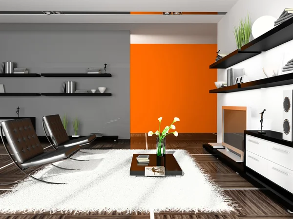 Interiör i modern lägenhet — Stockfoto