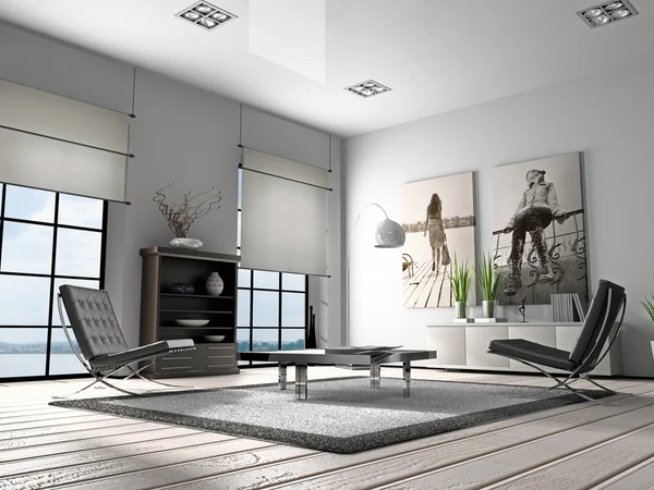 Home interior rendering 3D Immagine Stock