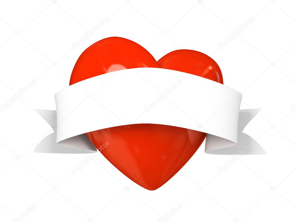 Valentine heart with tape