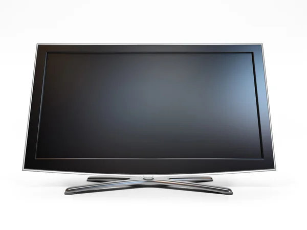 Televisore isolato su sfondo bianco — Foto Stock