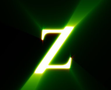 Z,shine, green clipart