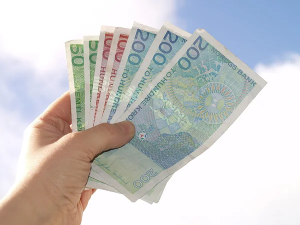 Norweski pieniądze — Zdjęcie stockowe
