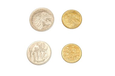 monedas etíopes