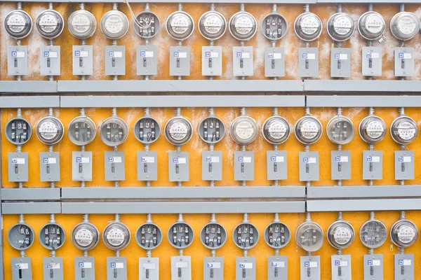 Electricity Meters — Stock Photo, Image