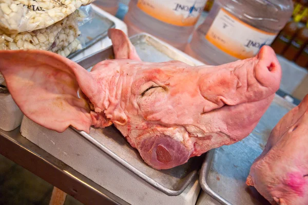 Cabeza de cerdo — Foto de Stock