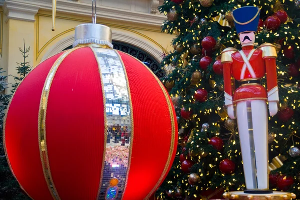 Giant Holiday Ornaments — Stock Photo, Image