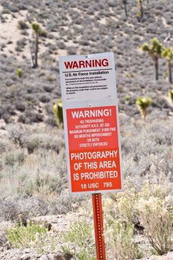 Warning Area 51 clipart