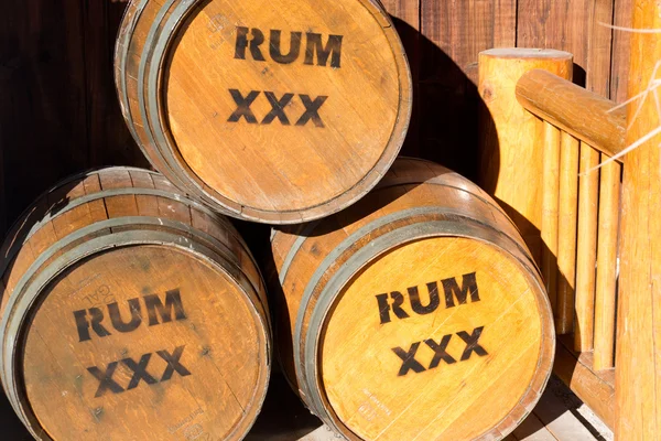 Barili di rum — Foto Stock
