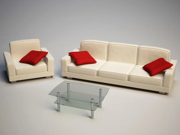 Sofa & Sessel — Stockfoto