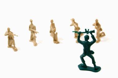 Surrender Concept - Army Men clipart