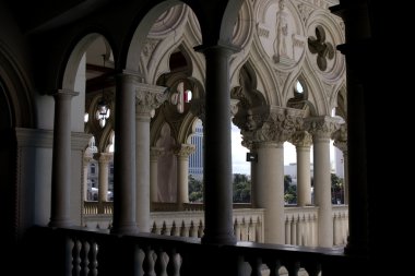 Venetian Balcony Column Design clipart