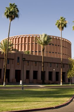 Music Building in front clipart