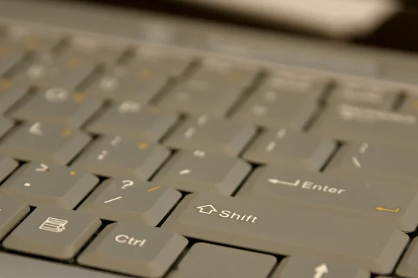 Bilgisayar laptop dizüstü klavye — Stok fotoğraf