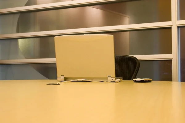 Conference Room with a Laptop — Stock Photo, Image