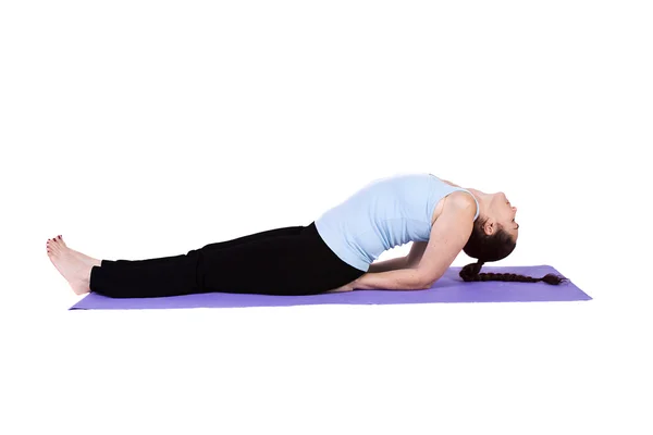 Mulher em posição de Yoga — Fotografia de Stock