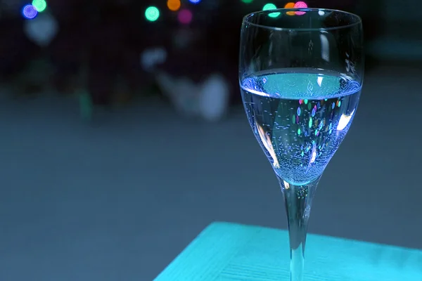 Up Close on a Winine Glass — стоковое фото