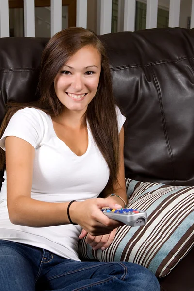 Teenage Girl at Home — Stock Photo, Image