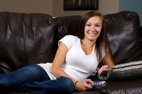 stock image Teenage Girl at Home