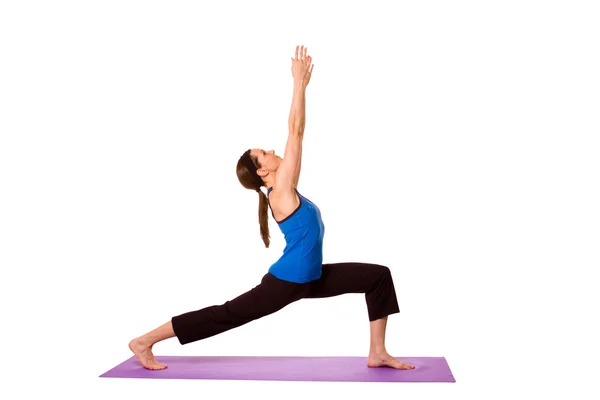 Frau in Yoga-Stellung — Stockfoto