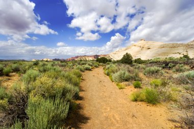 Path to the Redrock Mountains clipart