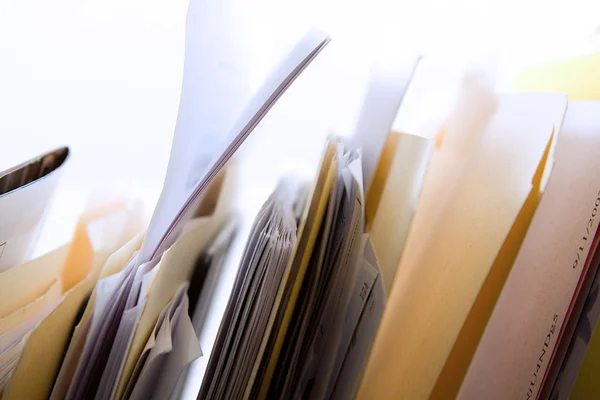 Folders in a Rack — Stock Photo, Image