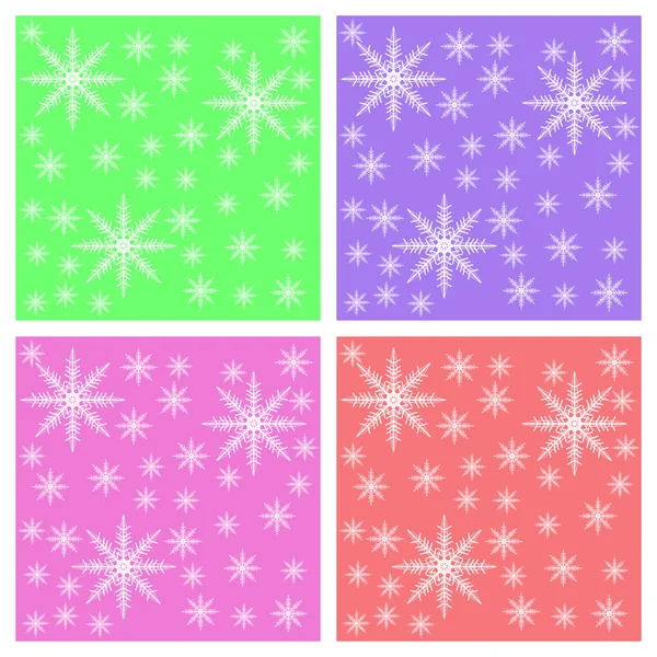Snowflake background for Postcards — Stock Photo, Image