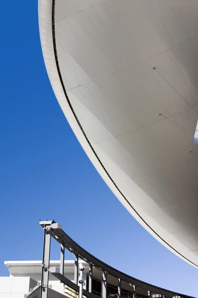 在拉斯维加斯的抽象建筑屋顶 免版税图库照片