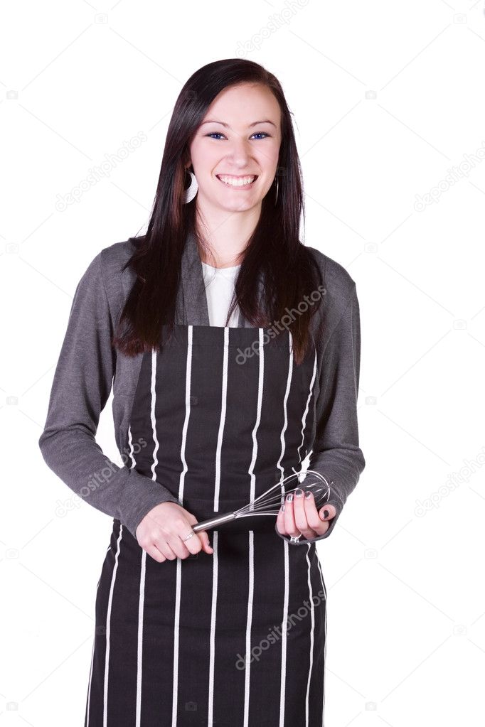 Beautiful Girl with an Apron