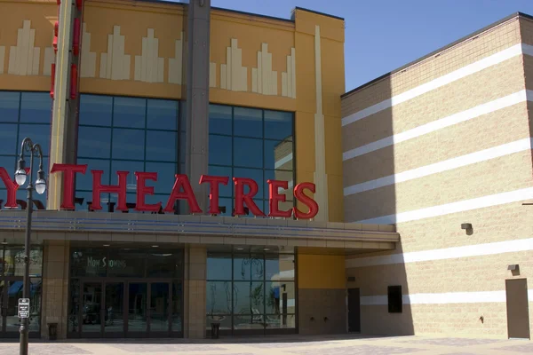 stock image Movie Theatre Sign