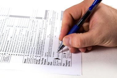 Preparing Taxes clipart