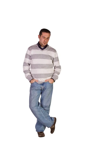 Casual Man Posing — Stock Photo, Image