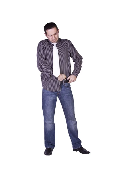 Casual homem vestir-se — Fotografia de Stock