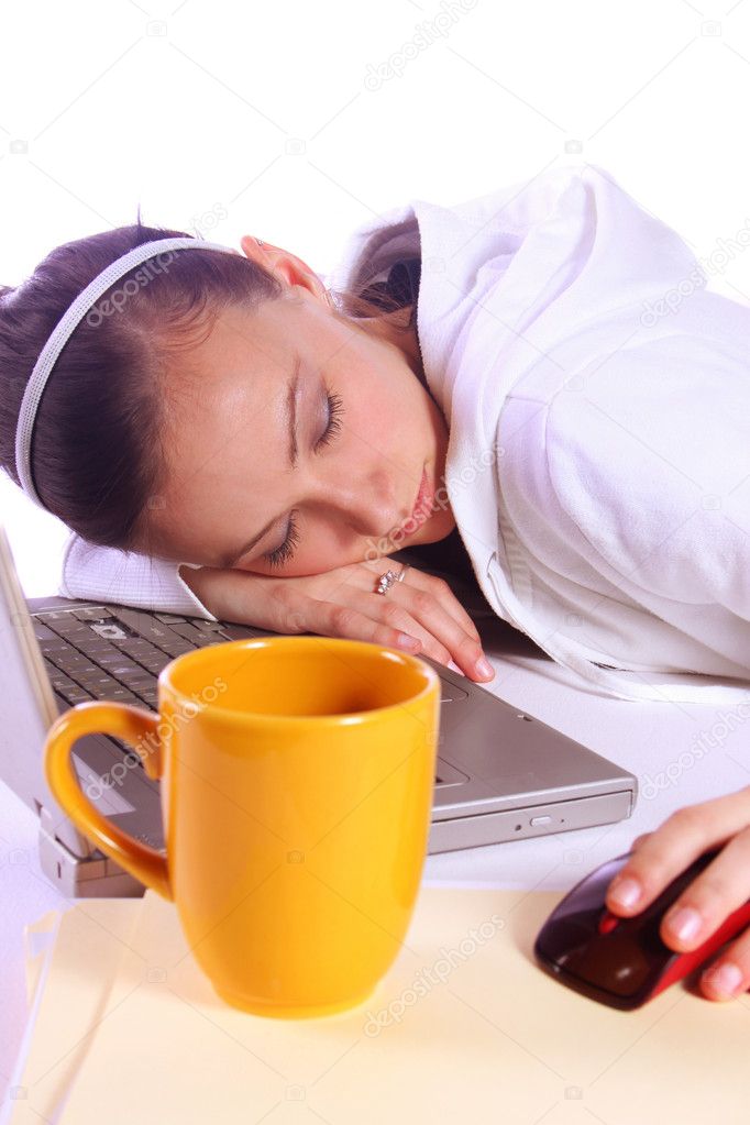 Teenager Fell Asleep While Working