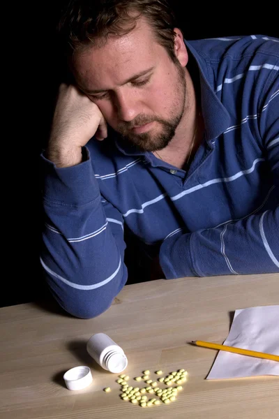 Man Drug Addiction Problem — Stock Photo, Image