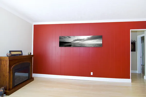 Leeres Wohnzimmer - mit Rahmen — Stockfoto