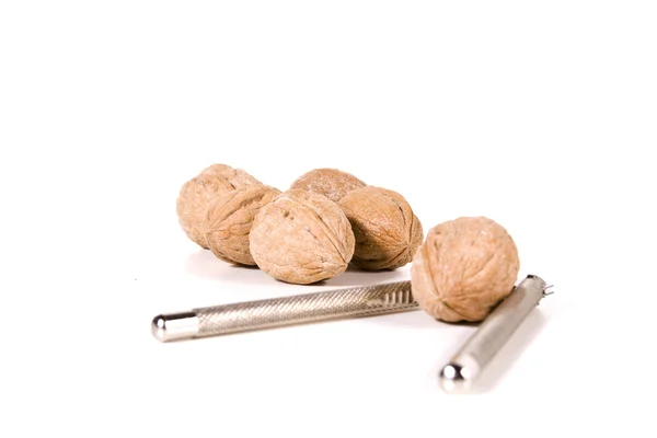 Walnuts पर बंद करें — स्टॉक फ़ोटो, इमेज