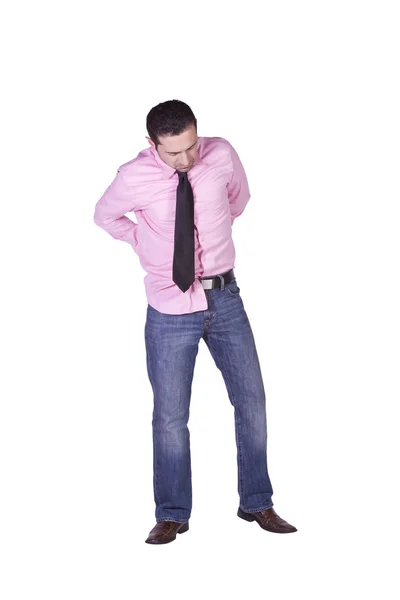 Casual mens omhoog het kleden van — Stockfoto