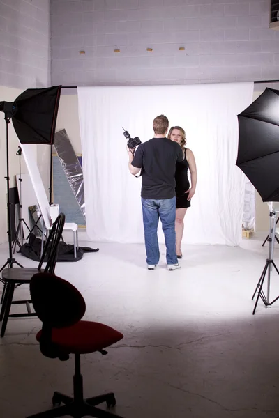 stock image Photographer in the Studio