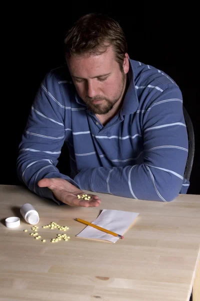 stock image Man Drug Addiction Problem