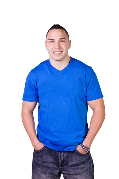 Handsome Casual Hispanic Man — Stock Photo, Image