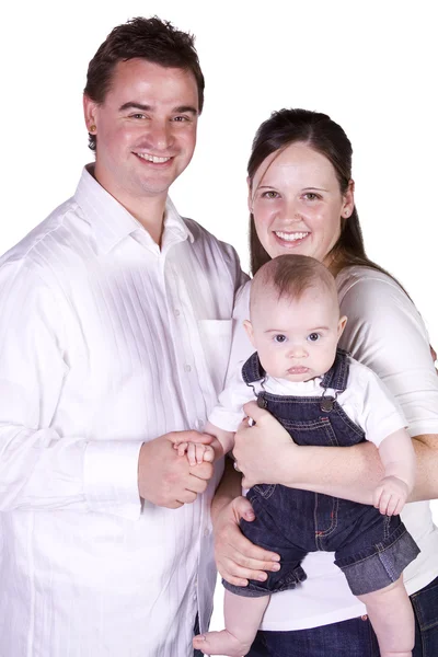 Glückliches Familienporträt — Stockfoto