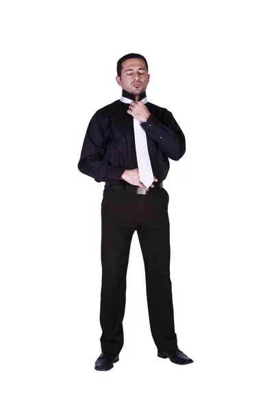 Uomo d'affari vestirsi — Foto Stock