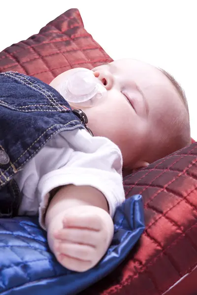 眠っている赤ちゃんをクローズ アップ — ストック写真