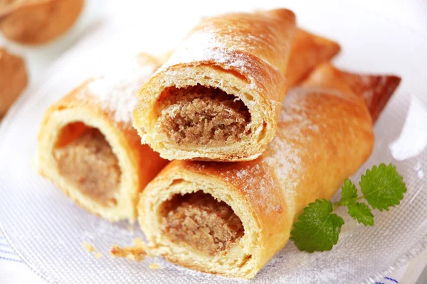 Sweet pastry rolls — Stock Photo, Image
