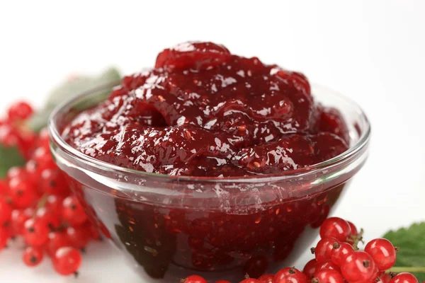 stock image Red currant preserve