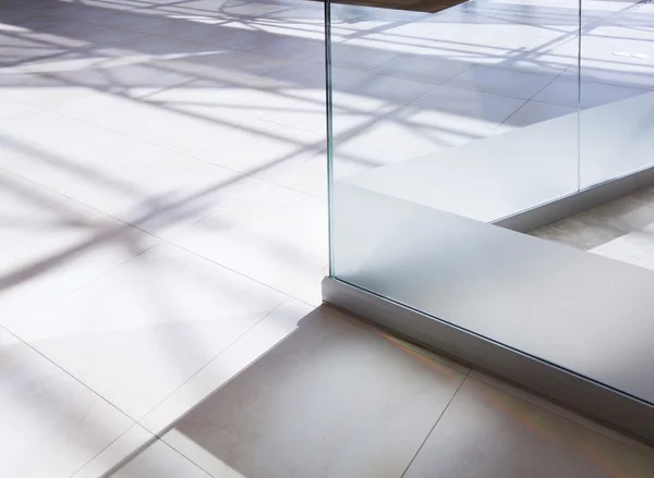 White tiled floor — Stock Photo, Image