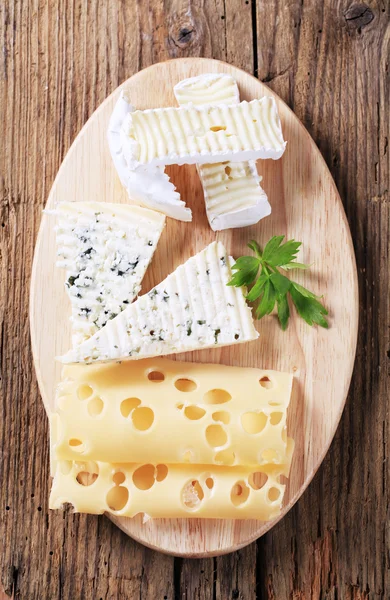 Verscheidenheid van kaas — Stockfoto