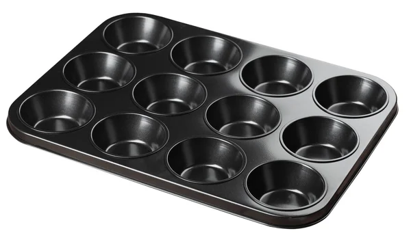 12 cup muffin tin — Stock fotografie